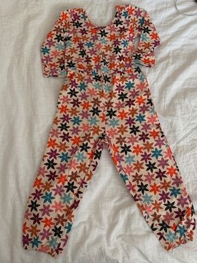 Alice + Ames Jumpsuit Starfish Floral New In Original Bag Size 3T Long Sleeve